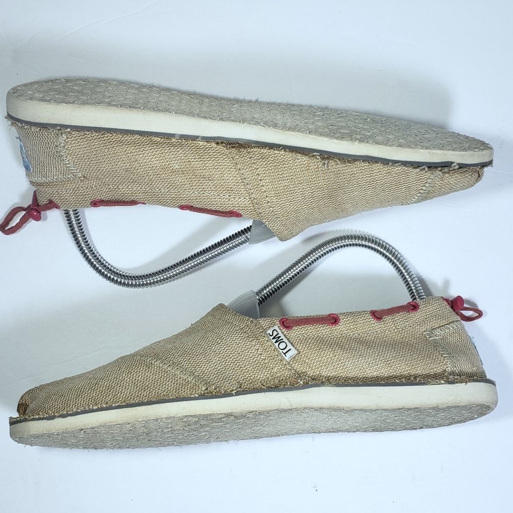 Toms Classic Tan Canvas Slipon Ballet Flats - Picture 4 of 7